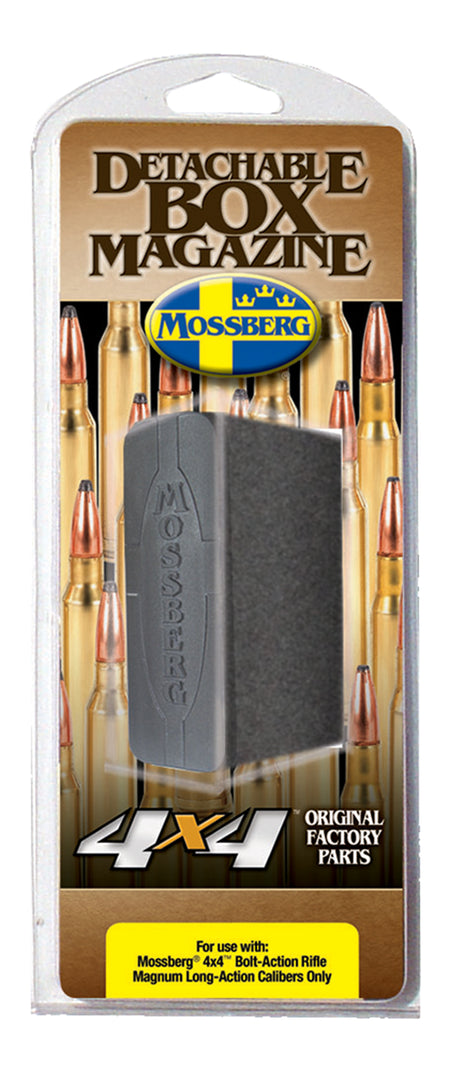 Mossberg Patriot 4x4 Magnum Long Action 3-Round Drop Box Magazine 338 Win Mag 300 Win Mag Black