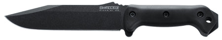 Ka-Bar BK7 Becker Combat Utility Fixed Blade 7" Plain 1095 Cro-Van, Black Ultramid Handle & Polyester Sheath