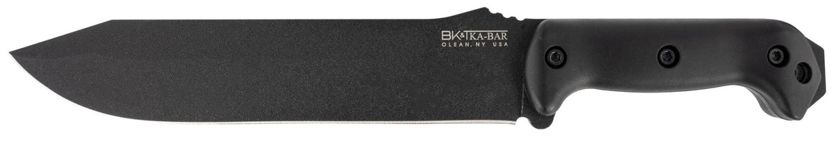 Ka-Bar BK9 Becker Combat Bowie Fixed Blade 9.25" Plain 1095 Cro-Van, Black Ultramid Handle & Polyester Sheath