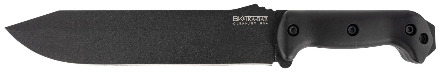 Ka-Bar BK9 Becker Combat Bowie Fixed Blade 9.25" Plain 1095 Cro-Van, Black Ultramid Handle & Polyester Sheath