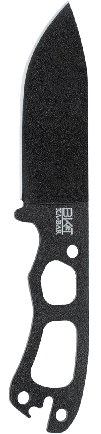 Ka-Bar BK11 Becker Necker Fixed Neck Knife 3.25" Plain 1095 Cro-Van, Matching Steel Handle & MOLLE Sheath