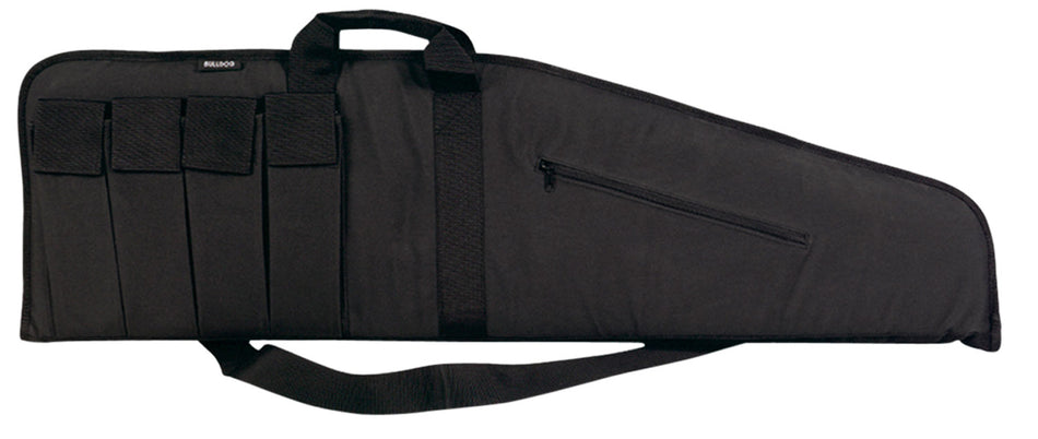 Bulldog BD423 Extreme Tactical 25" Black Nylon Water-Resistant Case with Tricot Lining and Magazine Pouches