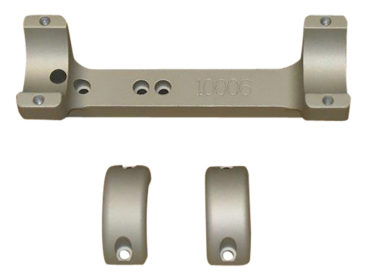 DNZ Game Reaper 10005 Thompson/Center 1" Scope Ring and Mount Combo Silver