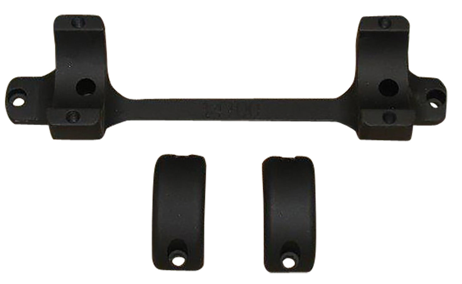DNZ Game Reaper 12700 Remington 1" Scope Ring and Mount Combo Matte Black