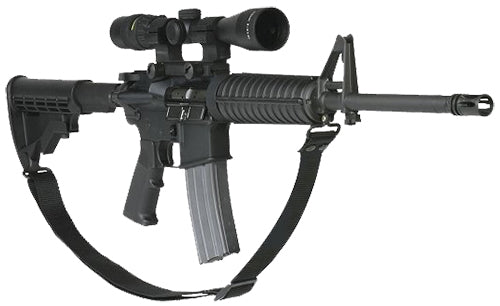 Max Ops SPT4 Adjustable Two-Point Duty Tactical Sling Black Webbing 11" Overall Length