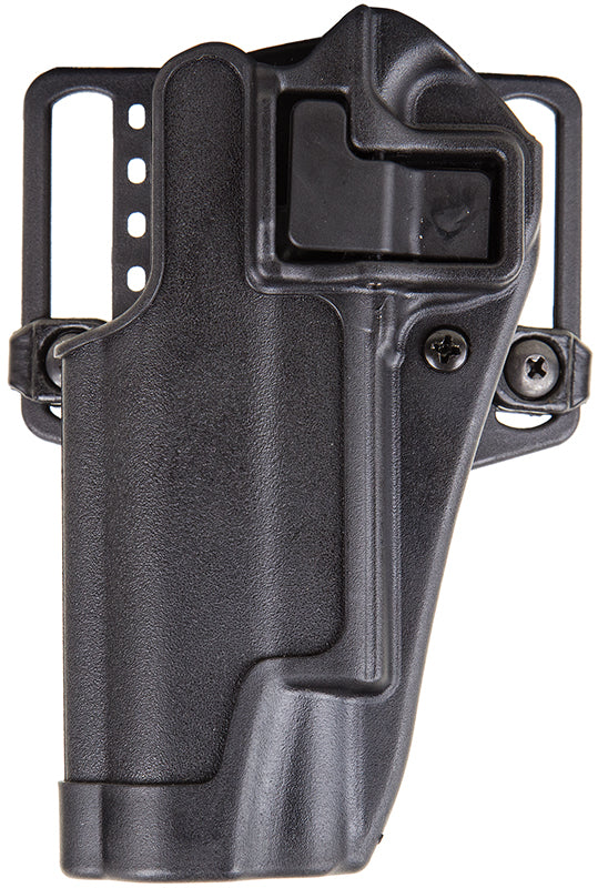 Blackhawk Serpa CQC Concealment OWB Holster Size 03 Matte Black Polymer Belt Loop Paddle Fits 1911 Government and Clones Left Hand