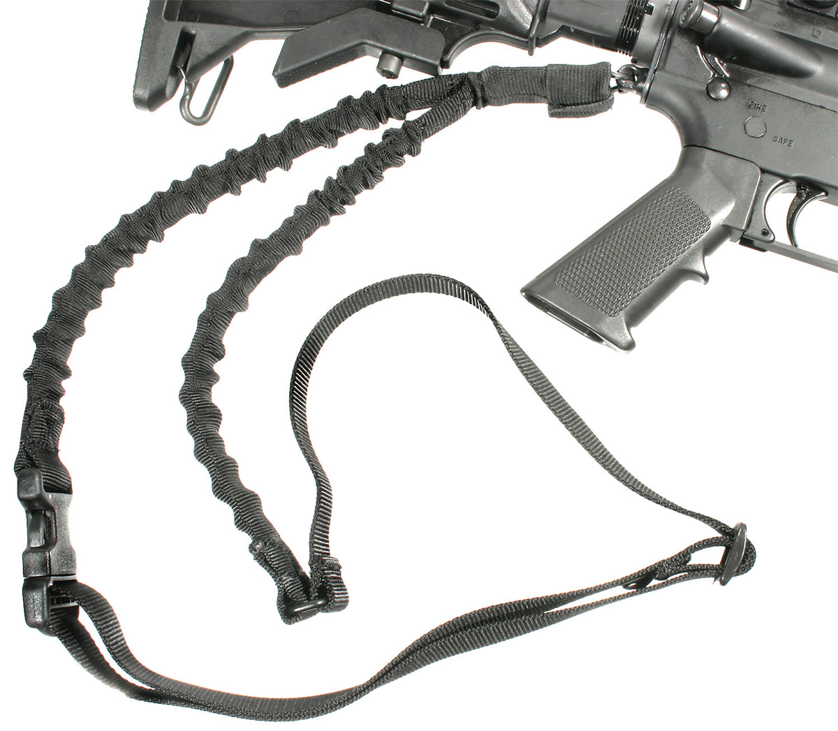 Blackhawk 70GS17BK Universal Swift Three-Point Black Nylon Rifle Sling 1.25"