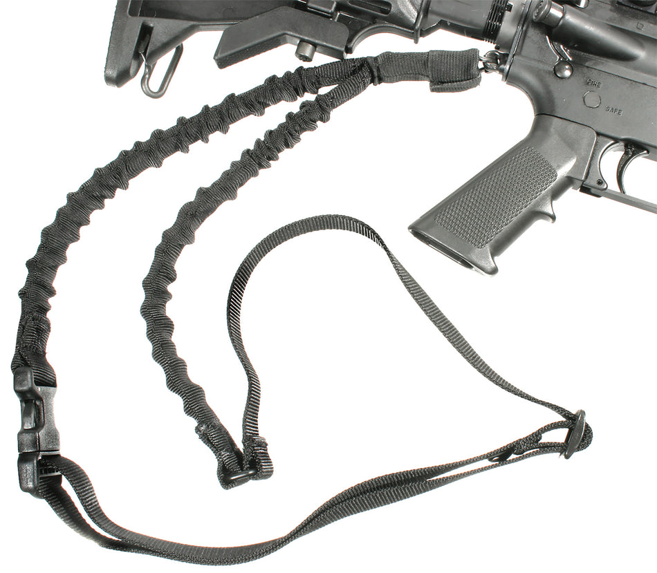 Blackhawk 70GS17BK Universal Swift Three-Point Black Nylon Rifle Sling 1.25"