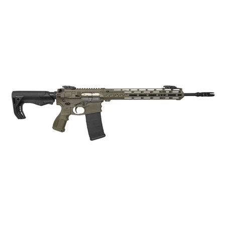 Fostech Stealth Lightning 5.56 Rifle - 16" Barrel, Mach 2 13" Rail, Single Stage Trigger, OD Green