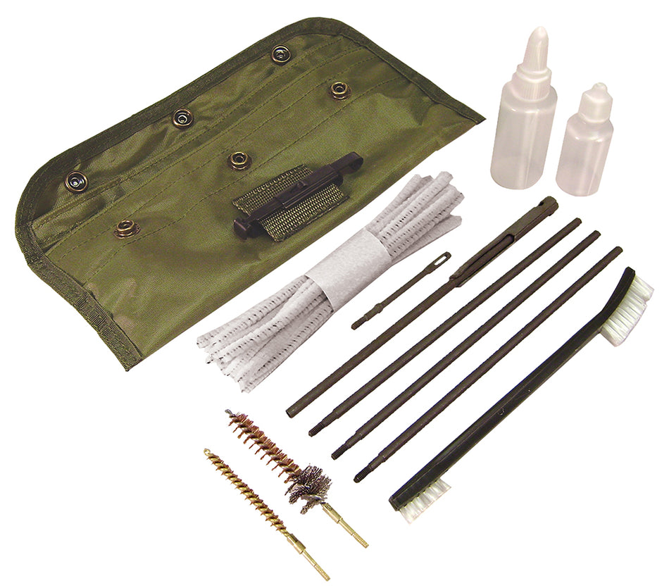 PSP ARGCK AR15/M16 GI-Style Cleaning Kit in Olive Drab Green Nylon Pouch
