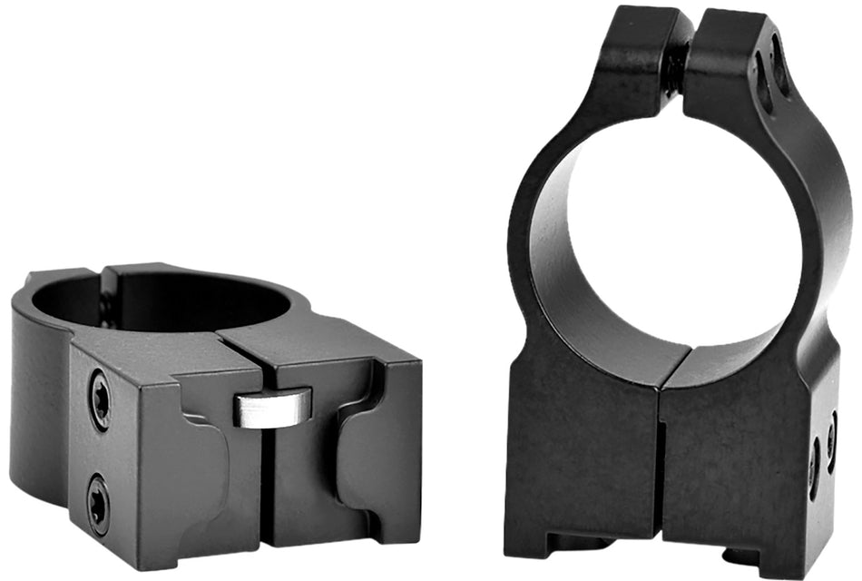 Warne 2R7M Maxima 1-Inch High Matte Black Steel Scope Rings Ruger M77/Hawkeye/Super Redhawk