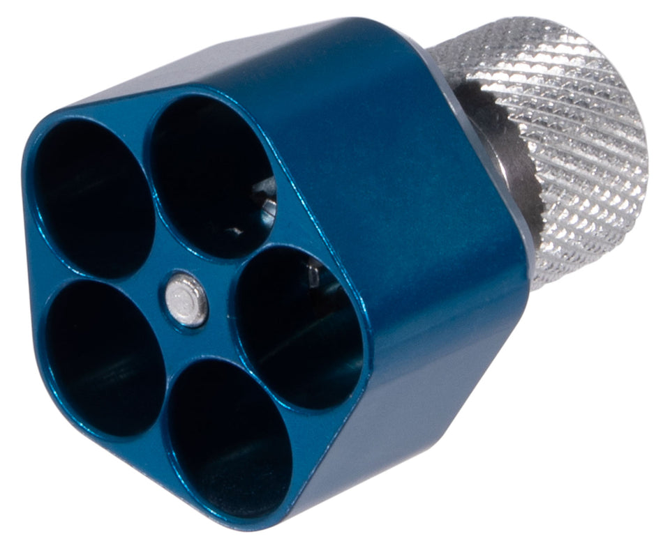 Pachmayr Competition Speedloader 02650 Aluminum Blue Finish Compatible with S&W J Frame