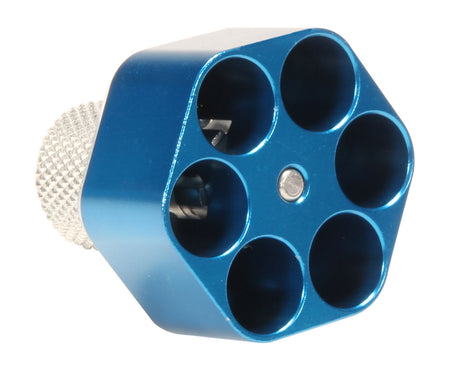 Pachmayr Competition Speedloader 02652 Aluminum Blue Finish S&W K Frame Holds 6 Rounds