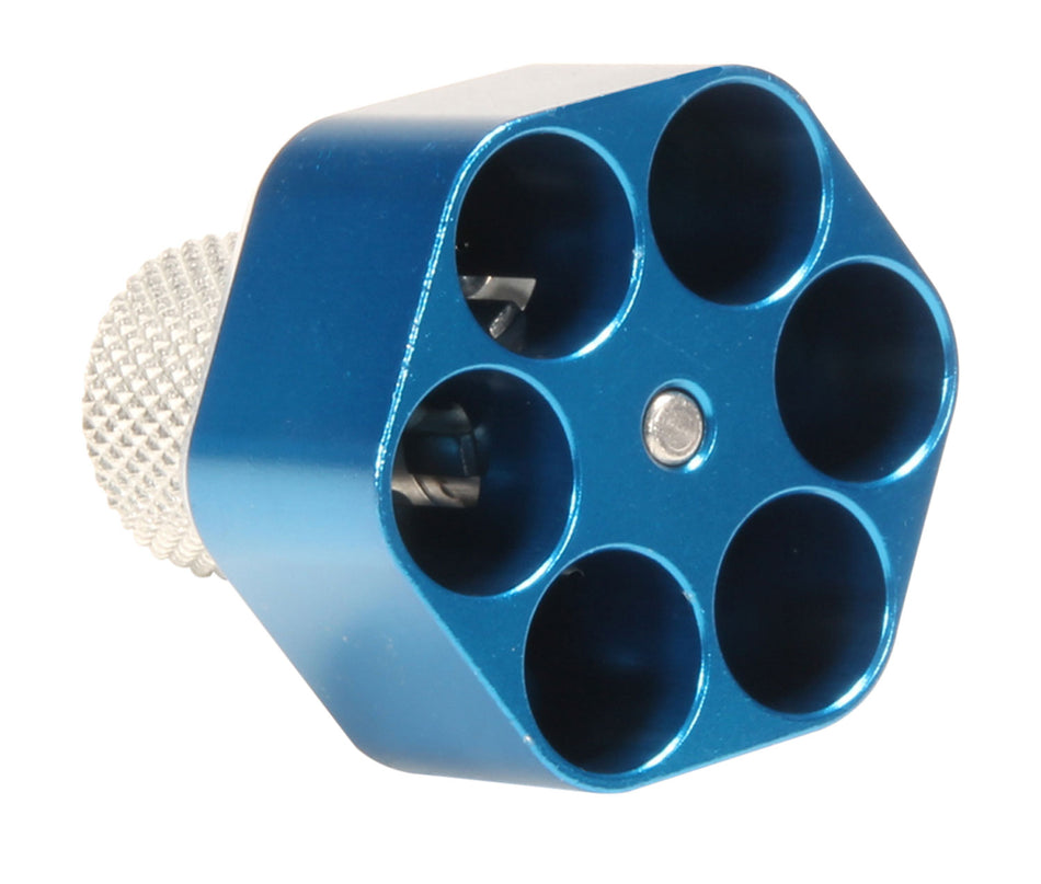 Pachmayr Competition Speedloader 02652 Aluminum Blue Finish S&W K Frame Holds 6 Rounds