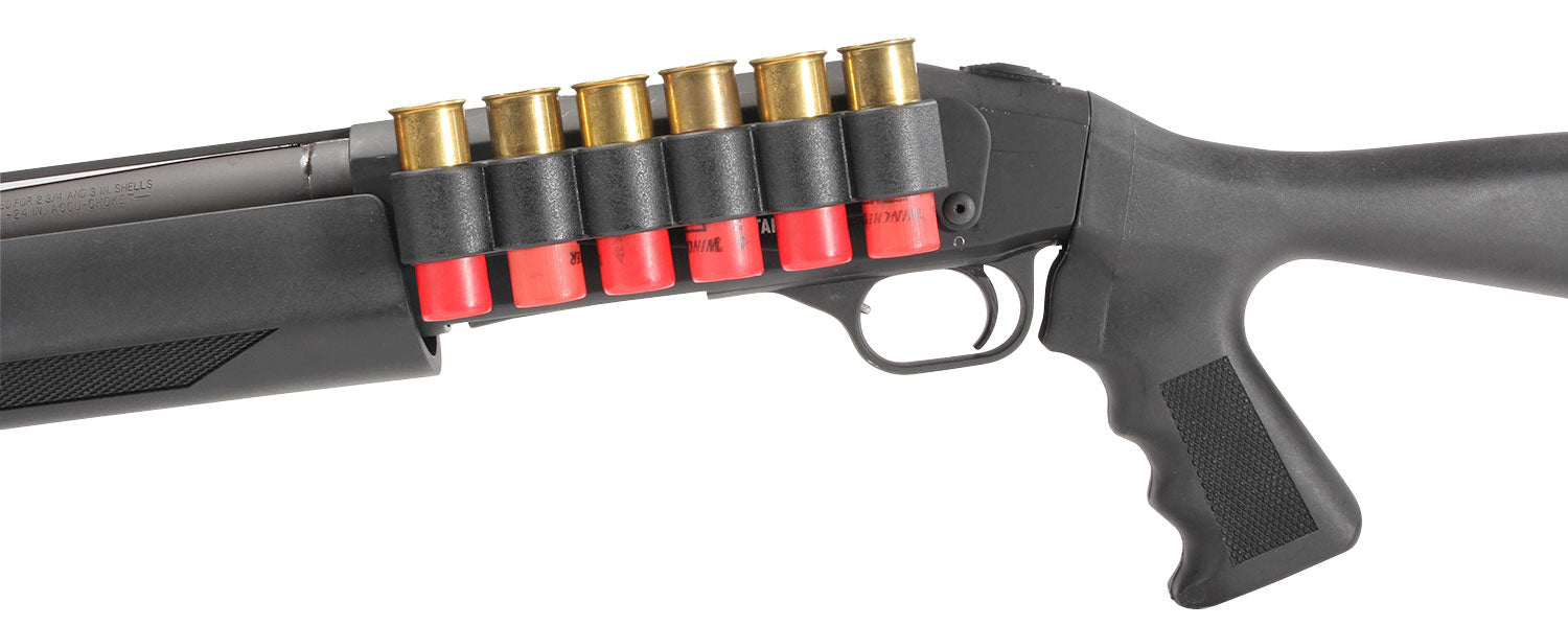 TacStar 1081212 Mossberg 930 12ga Slimline SideSaddle Shell Carrier 6 Round Black