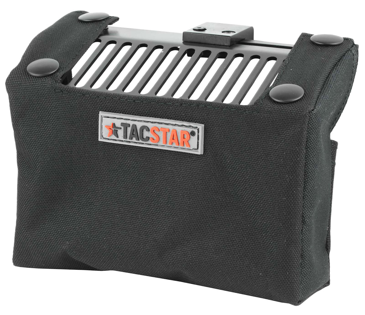 TacStar 1081240 AR Picatinny Rail Mount Brass Catcher Black Holds 120 Cases