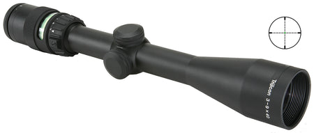 Trijicon 200005 AccuPoint 3-9x40mm Variable Riflescope Black Anodized 1" Tube Illuminated Mil-Dot w/Green Dot Reticle