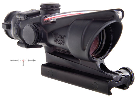 Trijicon 100219 ACOG 4x32mm Compact Riflescope Black Anodized Illuminated Red Horseshoe .223/5.56 BDC Reticle