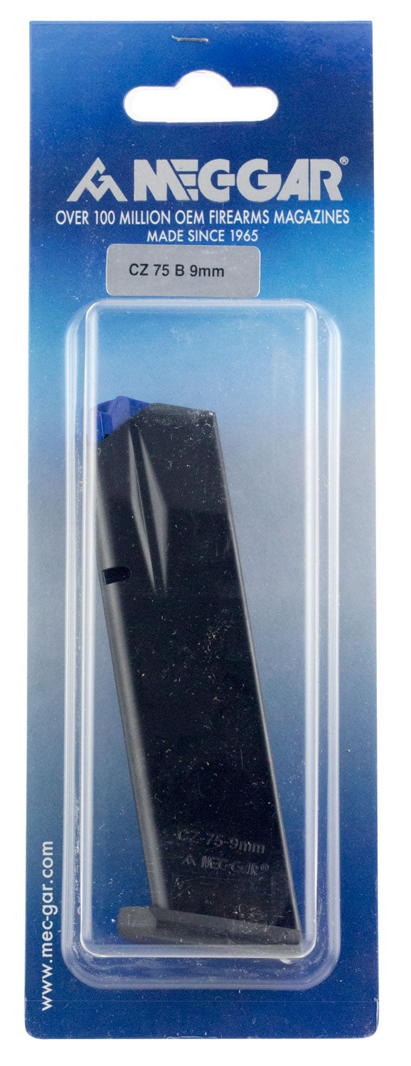 Mec-Gar MGCZ7517AFC CZ 75B/Shadow 2/75 SP-01 17rd 9mm Luger Blued Anti-Friction Coated Magazine