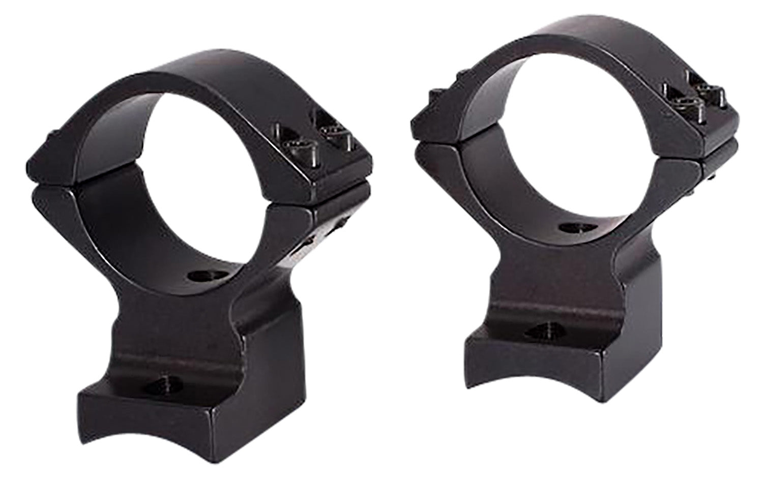 Talley 940734 Scope Ring and Base Combo Black Anodized 1" Tube Weatherby Vanguard Medium Rings