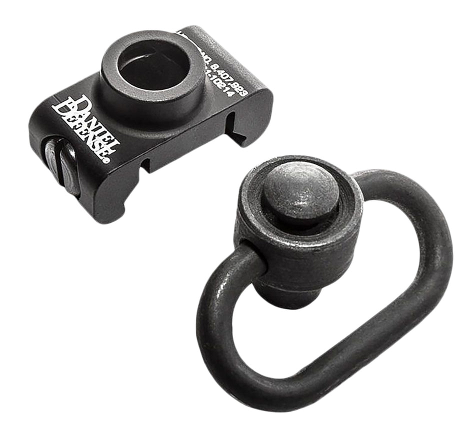 Daniel Defense 0302130029 Picatinny Rail QD Swivel Attachment Black Aluminum 1.25"
