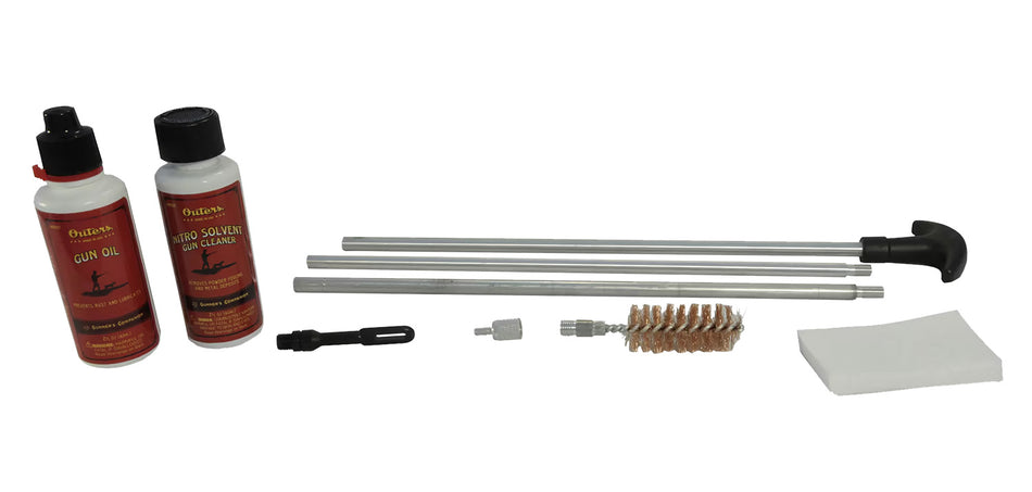 Outers Aluminum Rod 12 Gauge Shotgun Cleaning Kit with Phosphor Bronze Brush