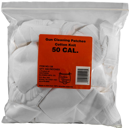 Southern Bloomer 50 Caliber Lint-Free Cotton Cleaning Patches 500 Per Pack
