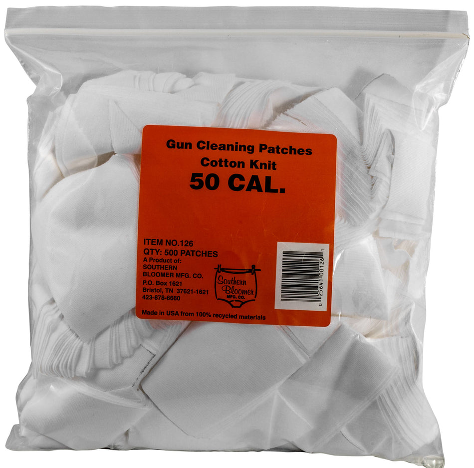 Southern Bloomer 50 Caliber Lint-Free Cotton Cleaning Patches 500 Per Pack