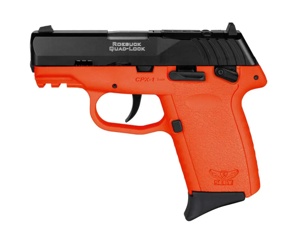 SCCY CPX1CBORRDRG3 9MM PST BL/ORNG GRP D/S SAFETY