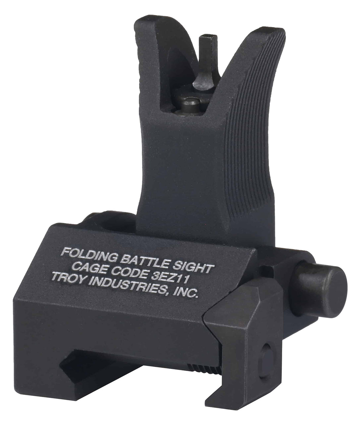 Troy Ind M4-Style Front Folding BattleSight Black Anodized BUIS