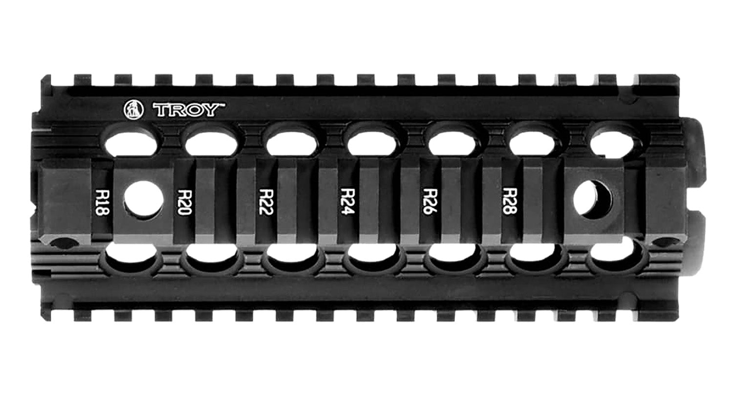 Troy Industries 7-Inch Drop-In Carbine Length Rail Black Anodized AR-15 M4