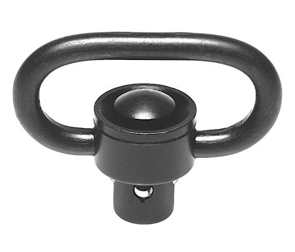 Troy Industries SMOUSSQ00BT00 Super SSQD Push-Button Sling Swivel 1" Black Stainless