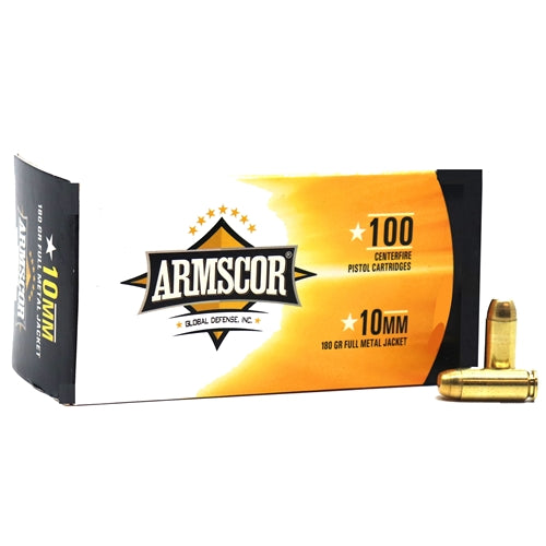 Armscor 10mm Auto 50440 Precision Value Pack Full Metal Jacket FMJ 180 Grain