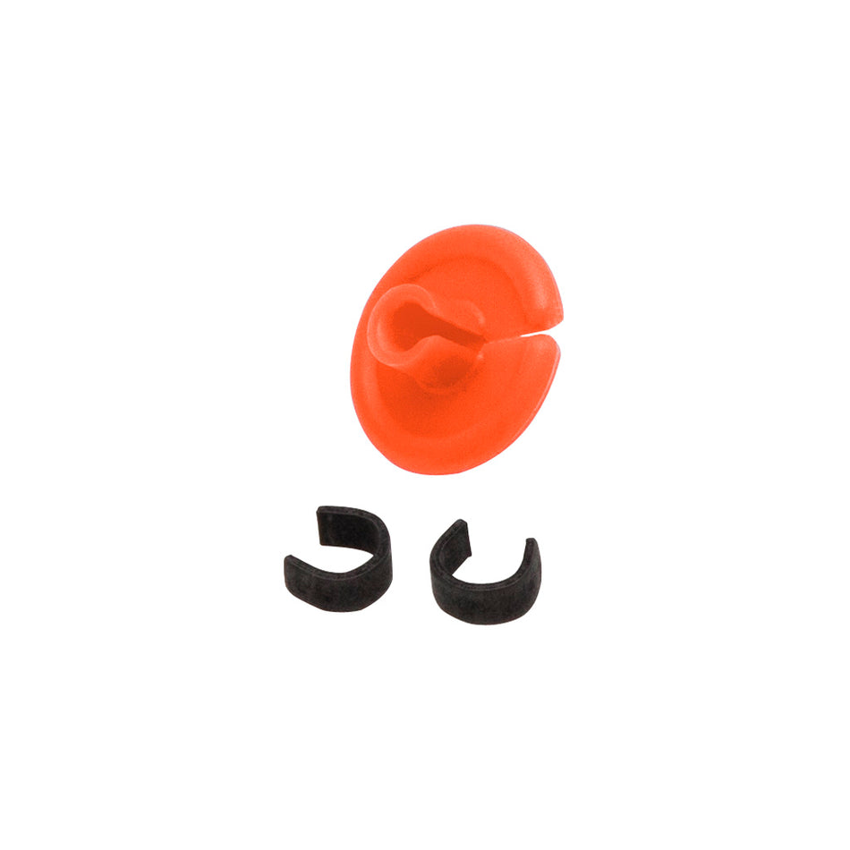 October Mountain String Love 2.0 Orange Kisser Button for Bow Strings 1 pk.
