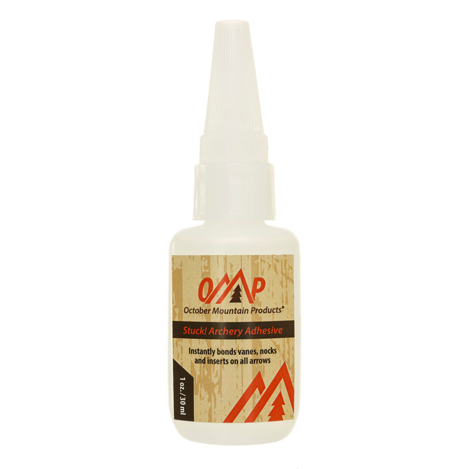October Mountain STUCK Impact-Resistant Archery Adhesive 1 oz.