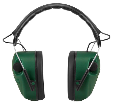 Caldwell 497700 E-Max 25 dB Electronic Earmuff Over the Head Green/Black with Audio Jack