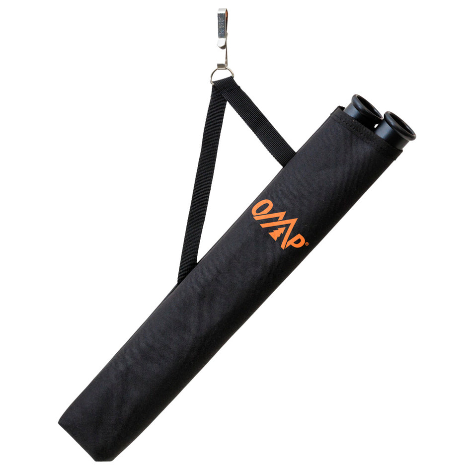 October Mountain Hip Quiver 2-Tube Black Reversible RH/LH
