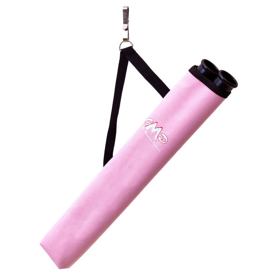 October Mountain Hip Quiver 2-Tube Pink Reversible RH/LH