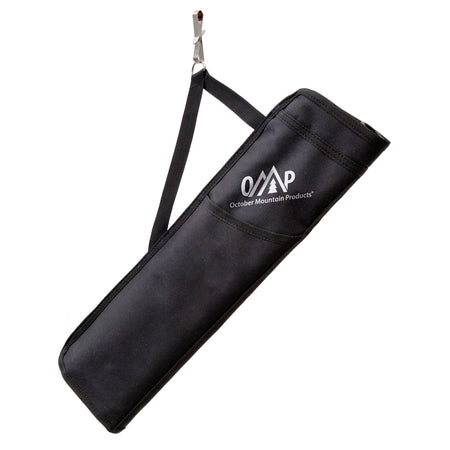 October Mountain Hip Quiver 3-Tube Black Reversible RH/LH