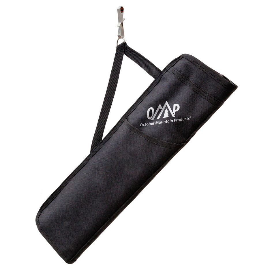 October Mountain Hip Quiver 3-Tube Black Reversible RH/LH