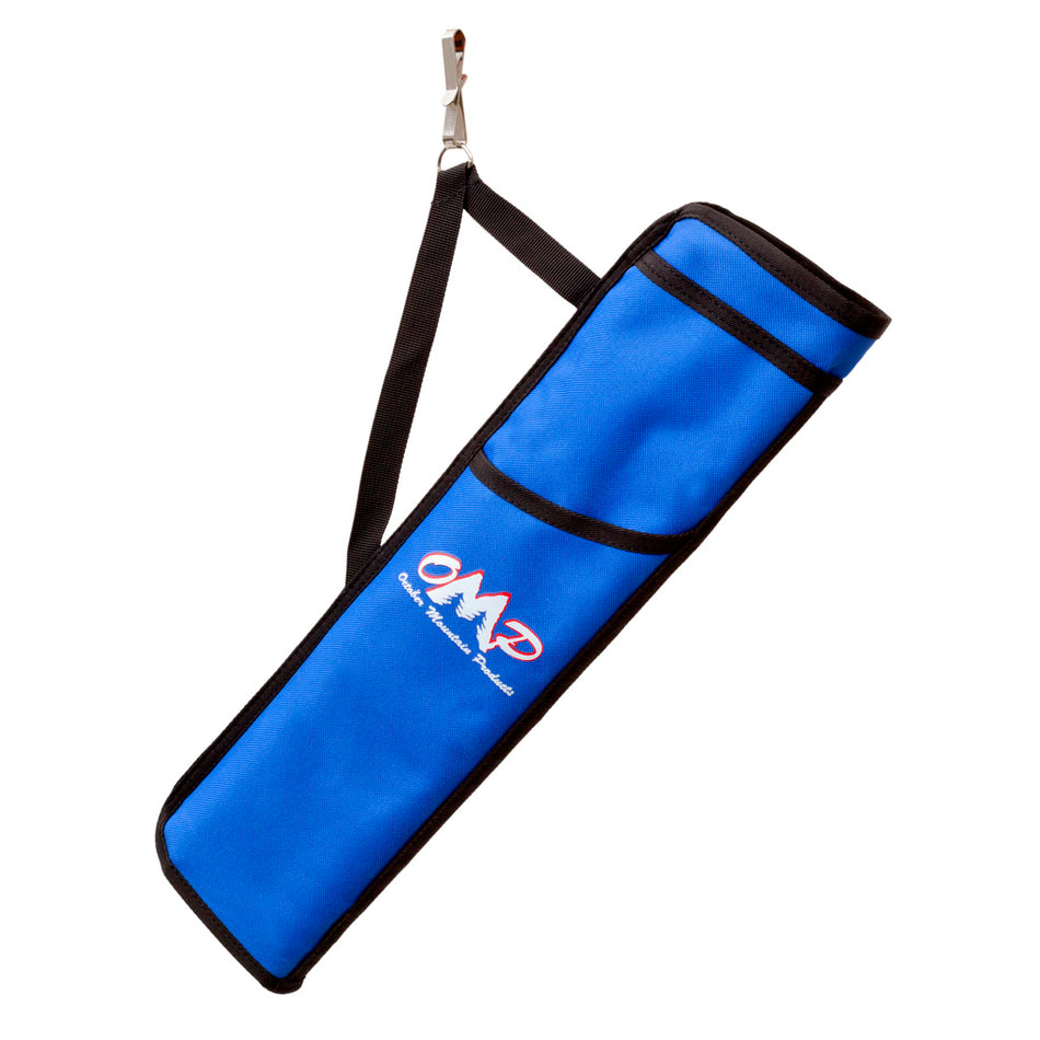 October Mountain Hip Quiver 3-Tube Blue Reversible RH/LH