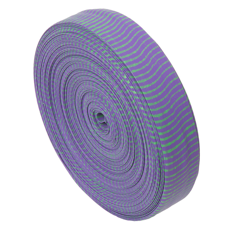 October Mountain 85 ft. VIBE String Silencers Purple/Green