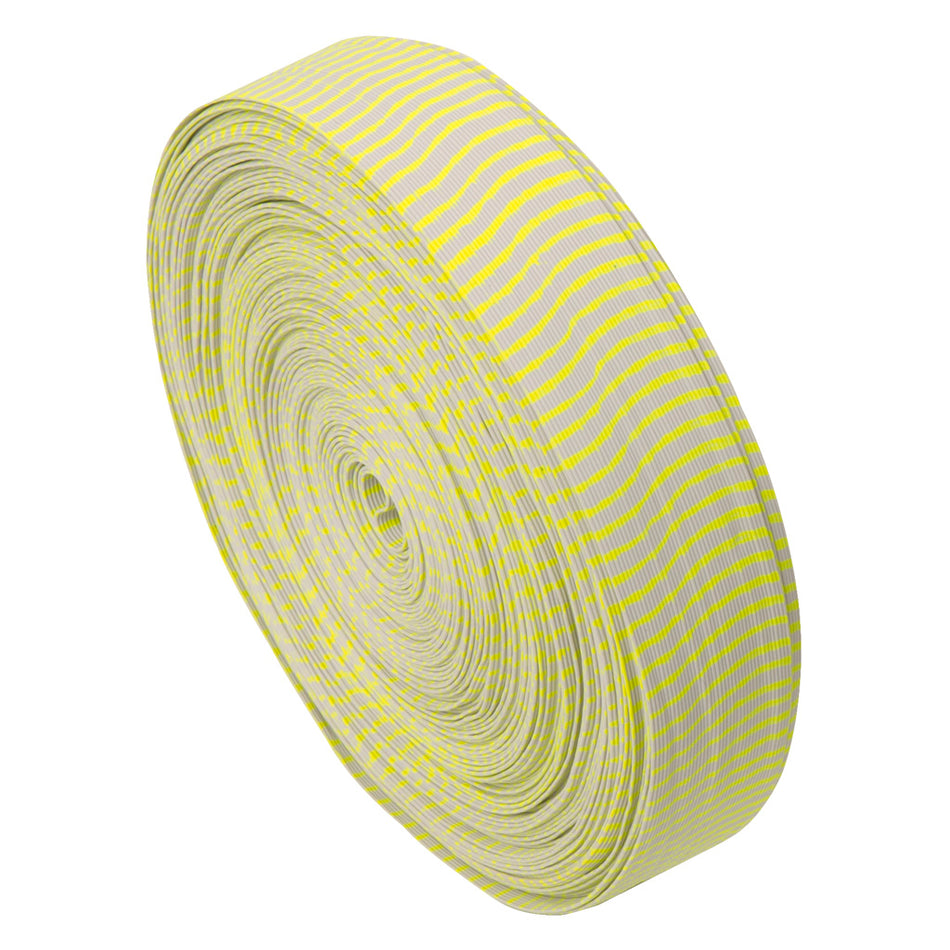 October Mountain VIBE String Silencers 85 ft. White/Neon Yellow