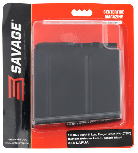 Savage Arms 55190 Replacement 5rd Magazine 338 Lapua Mag Fits Savage 110BA/110/111 LR Hunter