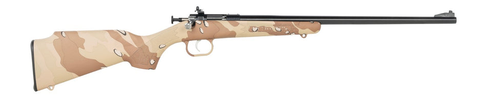 Crickett KSA2178 My First Rifle Gen2 .22 LR Single Shot 16.13" Blued Barrel, Desert Storm Camo Synthetic Stock
