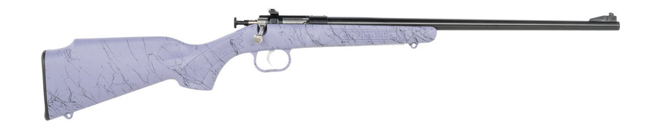 Crickett KSA2345 My First Rifle Gen2 .22 LR Single-Shot 16.10" Blued Barrel, Purple w/Black Webbing Synthetic Stock