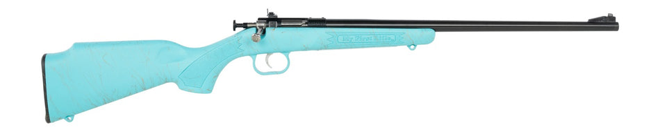 Crickett KSA2346 My First Rifle Gen2 .22 LR Single-Shot 16.10" Blued Barrel, Blue w/Gold Webbing Synthetic Stock