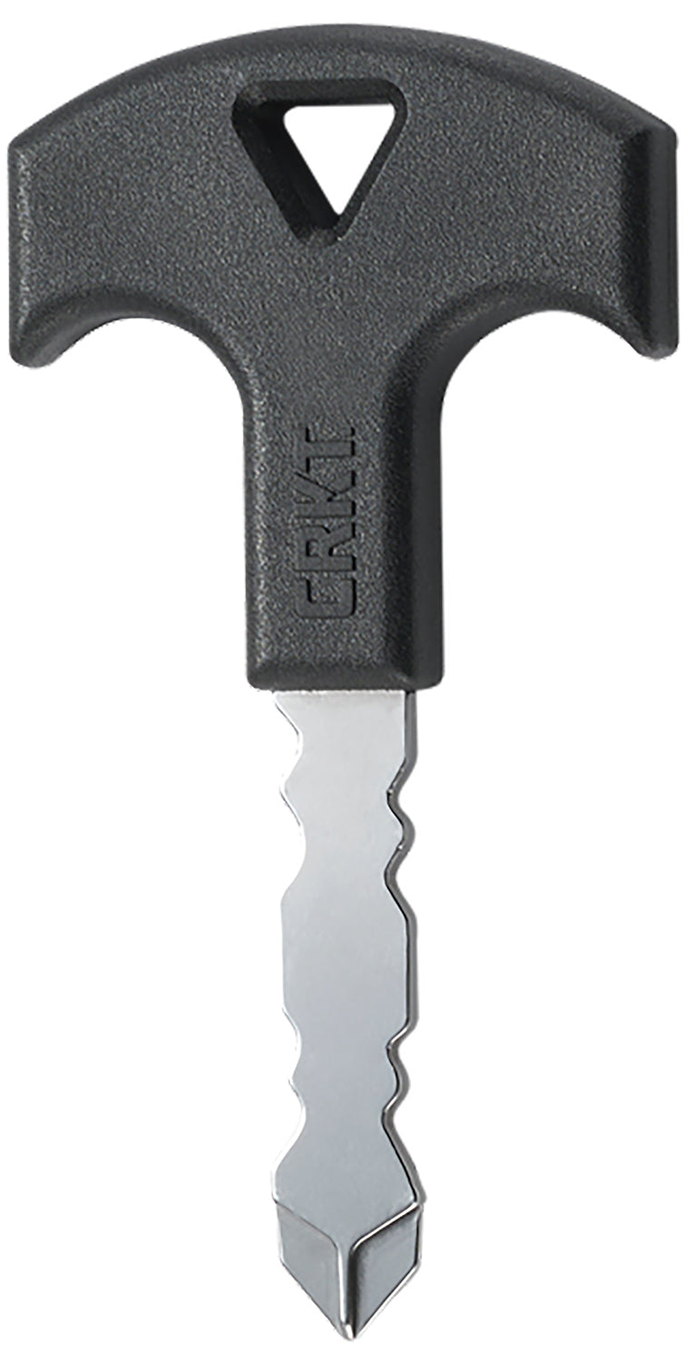CRKT Williams Defense Key 3CR13 Steel Matte Black Keyring Tool 9705
