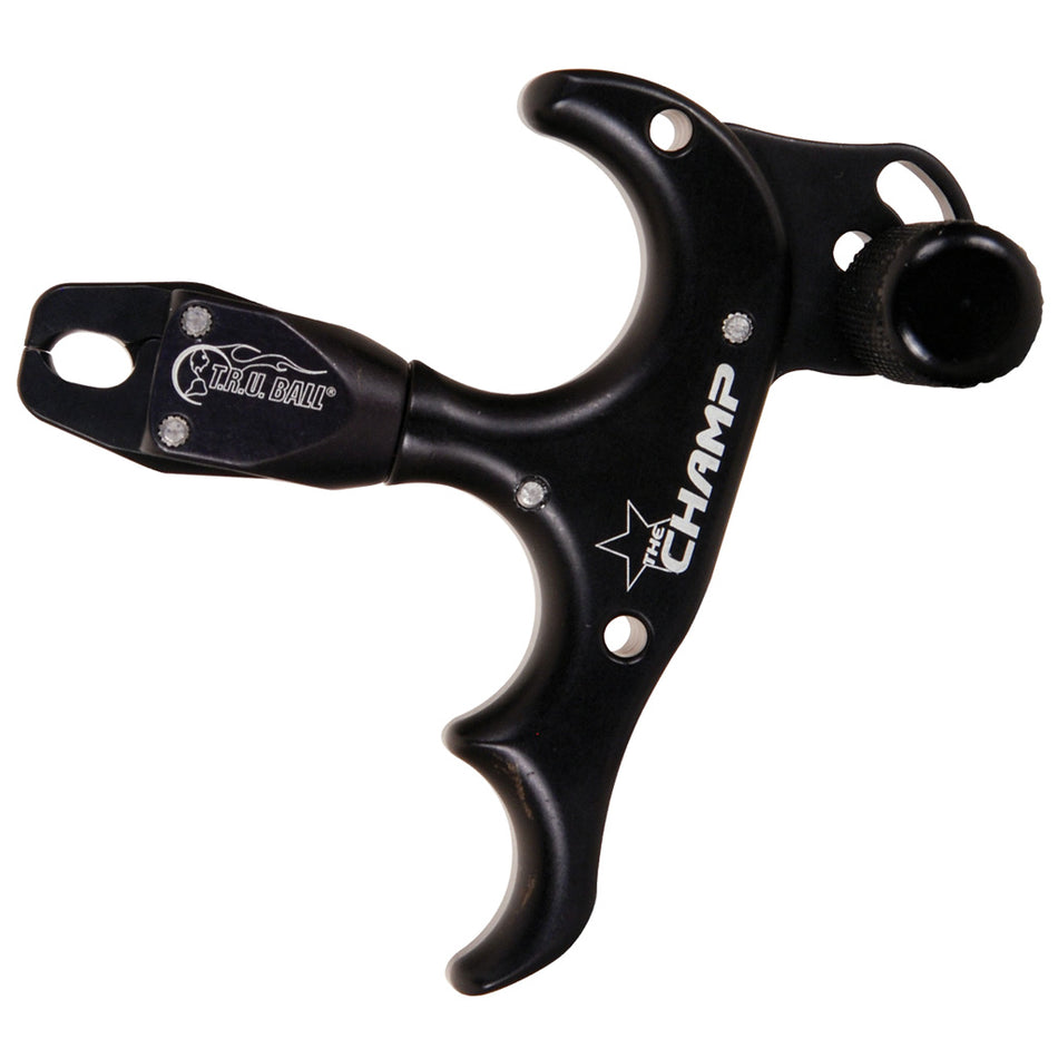 Tru Ball Champ Small 3-Finger Bow Release Black