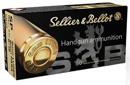 Sellier & Bellot (S&B) 9mm Luger/Parabellum SB9S 754908500109 Soft Point SP 124 Grain